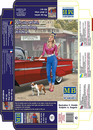 Master Box 24015 Pin-up series. A short stop. Kit No. 1 1/24 – immagine 4