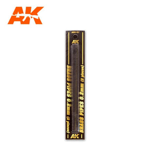AK Interactive AK9101 BRASS PIPES 0.2MM Ø. 2 UNITS. – immagine 2