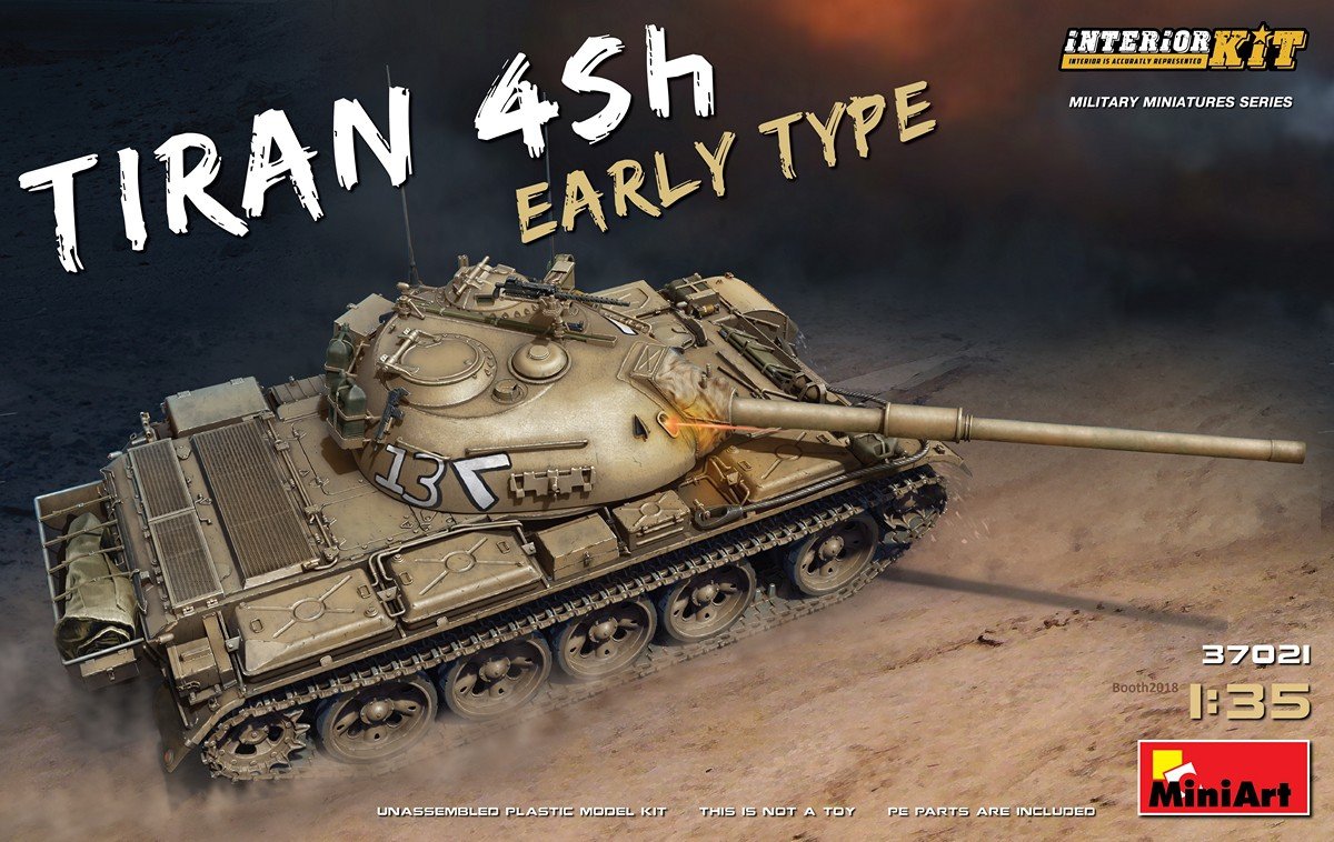 MiniArt 37021 TIRAN 4 Sh EARLY TYPE. INTERIOR KIT 1/35