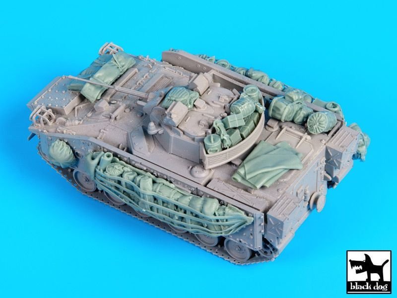 Black Dog T72100 British Warrior accessories set for Trumpeter 1/72 – immagine 4