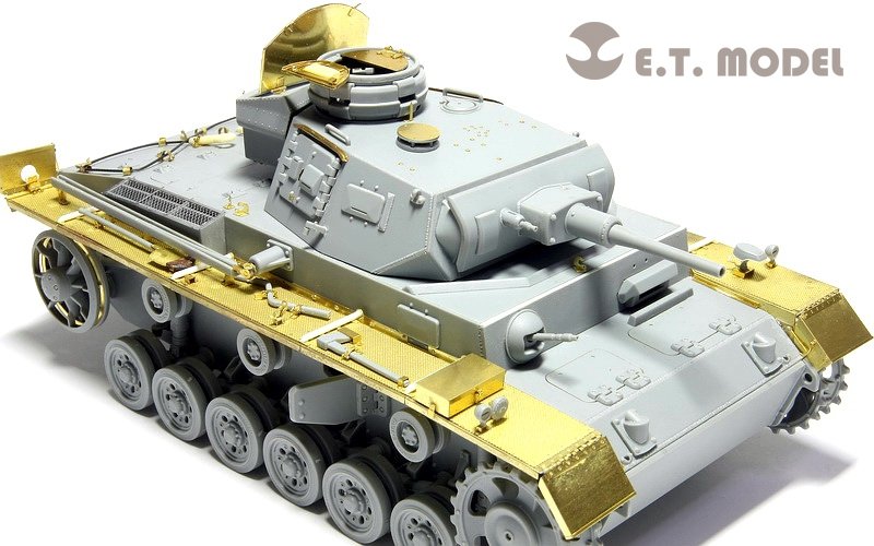E.T. Model E35-030 WWII German Pz.Kpfw.III Ausf.J Basic (For DRAGON 6463/6394) 1/35 – Bild 7