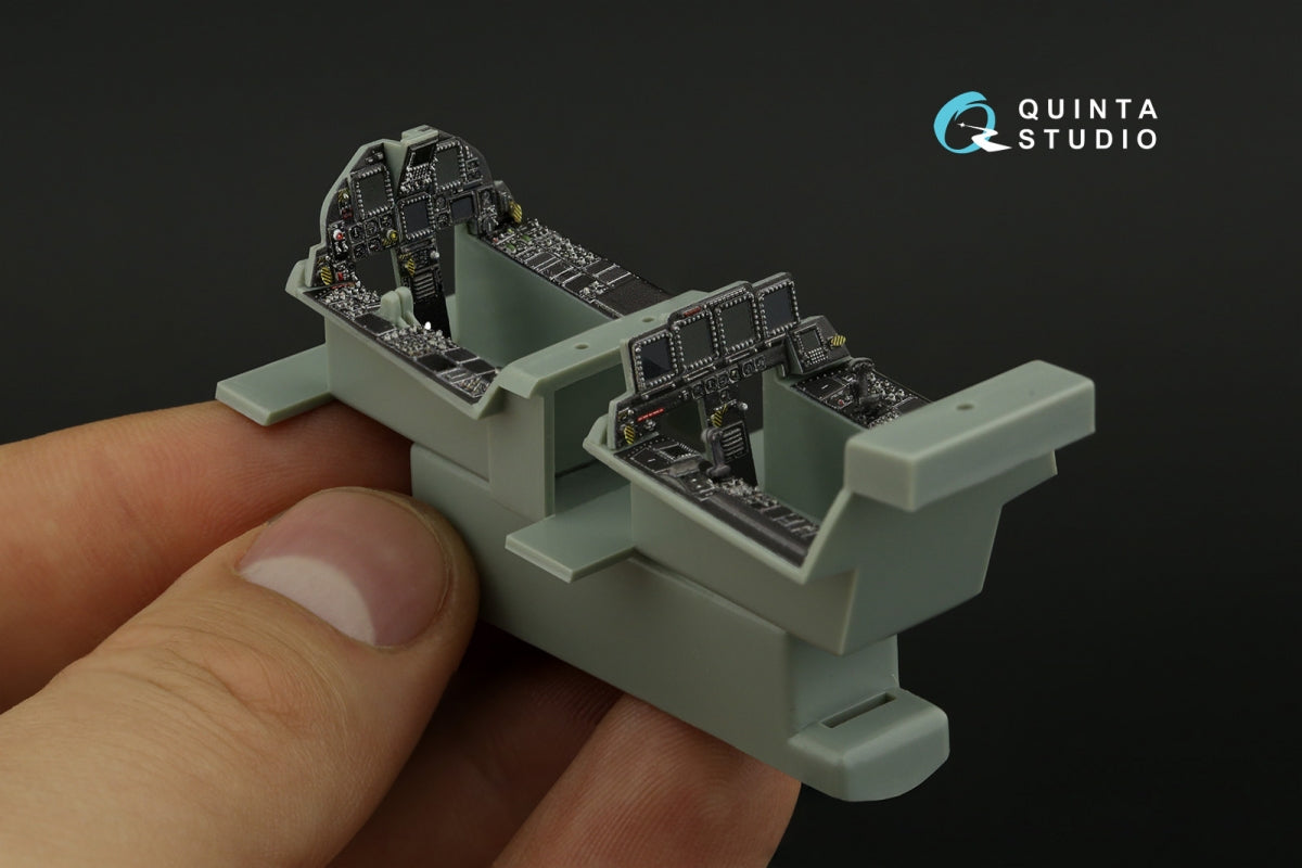 Quinta Studio QDS-48433 F-15I 3D-Printed &amp;amp; coloured Interior on decal paper (Academy) (Small version) 1/48 – imagen 11