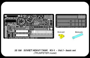 Aber 35190 Russian heavy tank KV-1 - vol.1 - basic set 1/35 – Bild 5