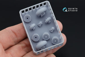 Quinta Studio QT48024 Ka-52 Wheels with separate hubs and weighted tires (Zvezda) 1/48 – Bild 3
