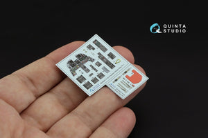 Quinta Studio QD48257 F-20 Tigershark 3D-Printed &amp;amp; coloured Interior on decal paper (Freedom Model) 1/48 – Bild 4