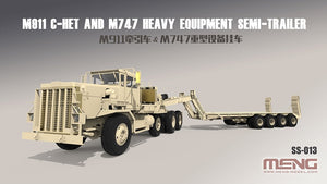 Meng Model SS-013 M911 C-HET and M747 Heavy Equipment Semi-Trailer 1/35 – zdjęcie 2