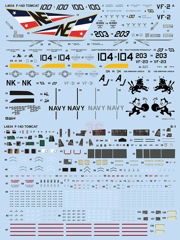 Great Wall Hobby L4834 F-14D Tomcat 1/48 – zdjęcie 2