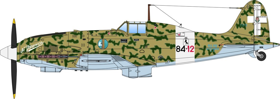 Italeri 2518 Macchi M.C. 202 Folgore 1/32 – Bild 12