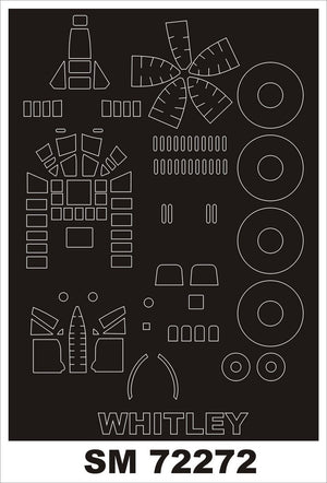 Montex SM72272 A.W. WHITLEY V AIRFIX 1/72