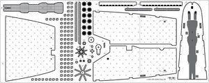 Pontos 35007F1 USS BB-61 Iowa 1984 Kit de détails (1/350) – image 11