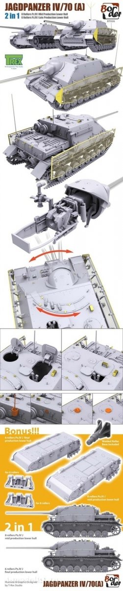 Border Model BT-026 Border Model Jagdpanzer IV 70 (A) 1/35 – immagine 5