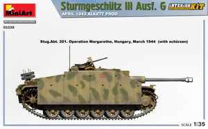 Mini Art 35338 Sturmgeschutz III Ausf. G AVRIL 1943 ALKETT PROD. KIT INTÉRIEUR 1/35 – image 11