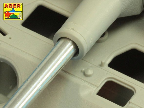 Aber 35L-247 Barrel for German 8,8cm Kw.K 43/3 L/71 (one part) gun used on Tiger B Porsche turret-early 1/35 – immagine 7