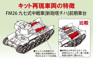 Fine Molds FM26 IJA Main Battle Tank Type 97 improved &amp;quot;Shinhoto Chi-Ha&amp;quot; 1/35 – imagen 4