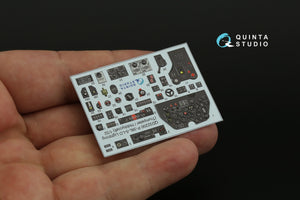 Quinta Studio QD32200 P-38L-5-LO Lightning 3D-Printed &amp;amp; coloured Interior on decal paper (Trumpeter/Hobbycraft) 1/32 – Bild 10