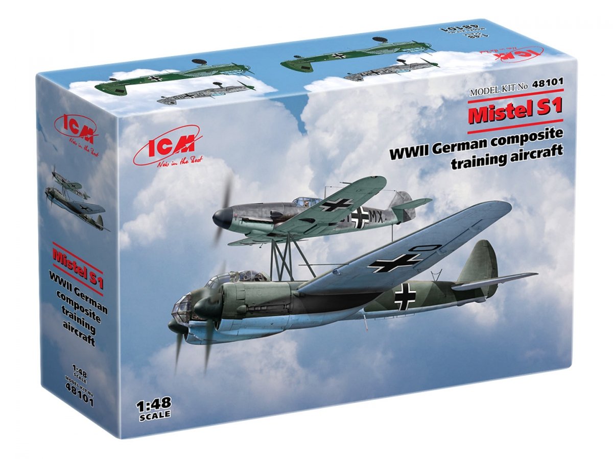 ICM 48101 Mistel S1 German composite training aircraft 1/48 – imagen 3