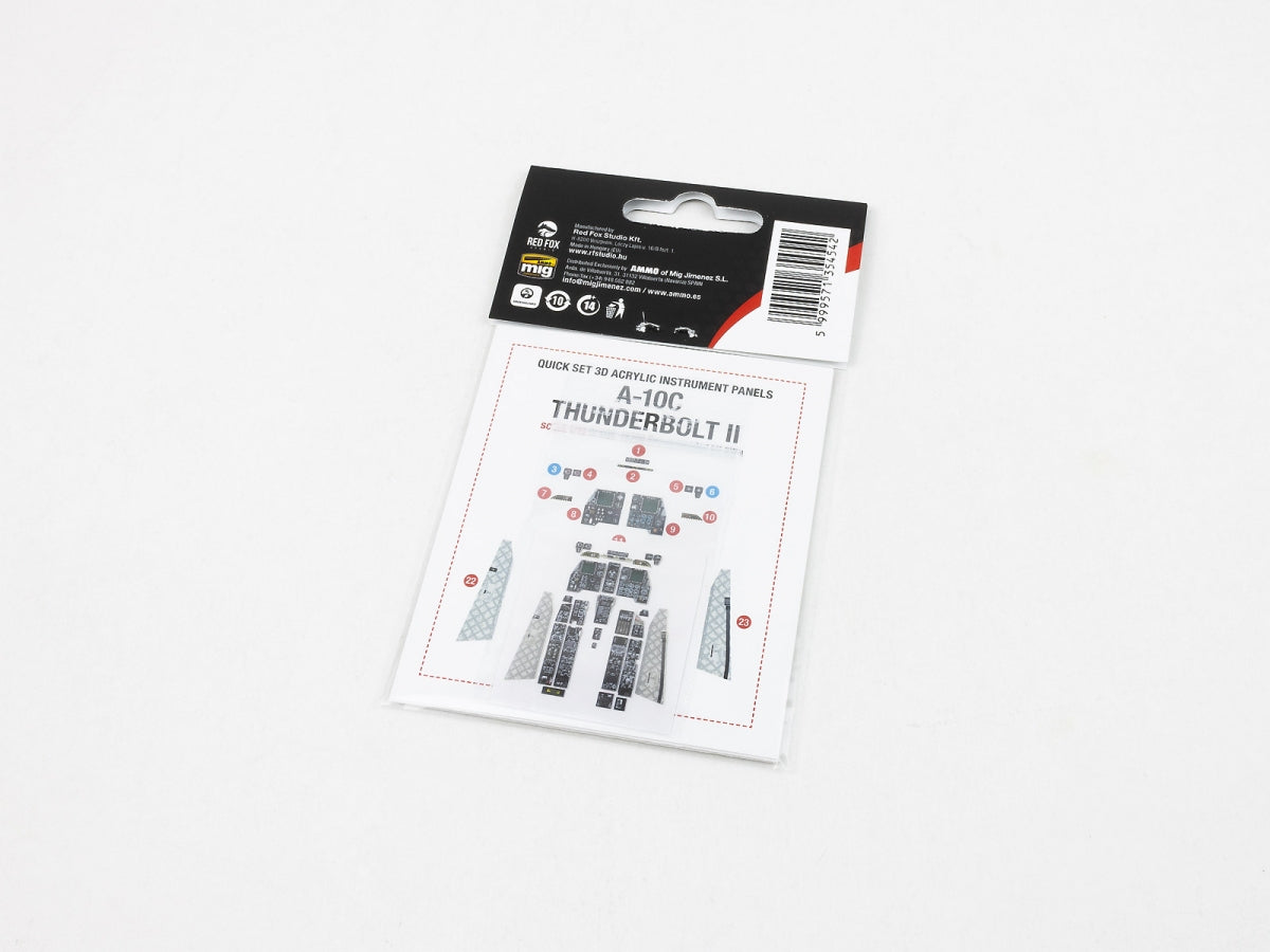 Red Fox Studio QS-48200 A-10C Thunderbolt II for GWH 3D colored resin IP 1/48 – immagine 2