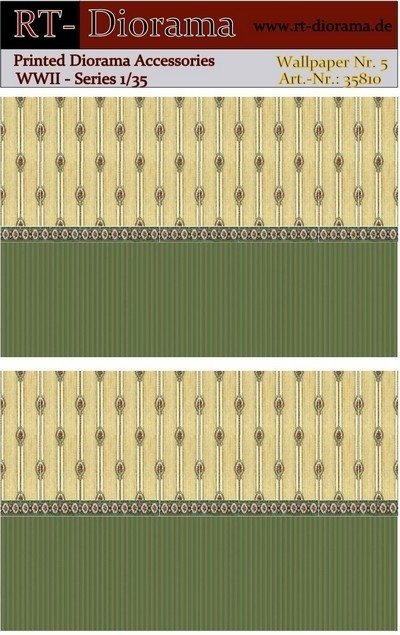 RT-Diorama 35810 Printed Accessories: Wallpaper No.5 1/35