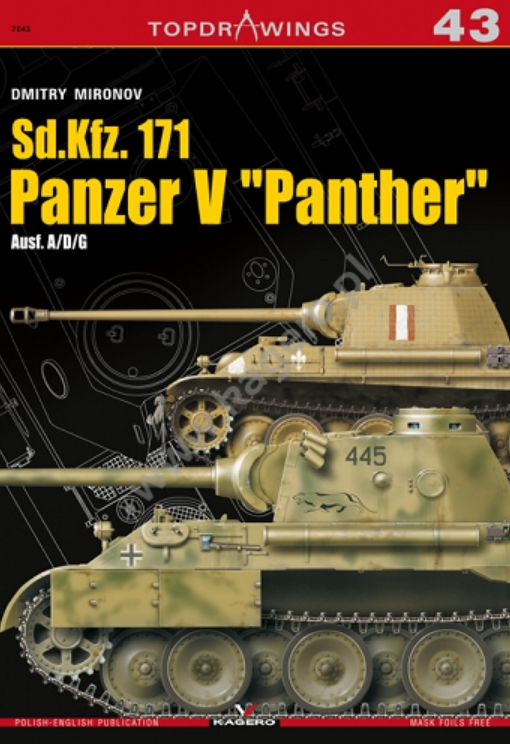 Kagero 7043 Sd.Kfz. 171 Panzer V &amp;quot;Panther&amp;quot; Ausf. A/D/G EN/PL