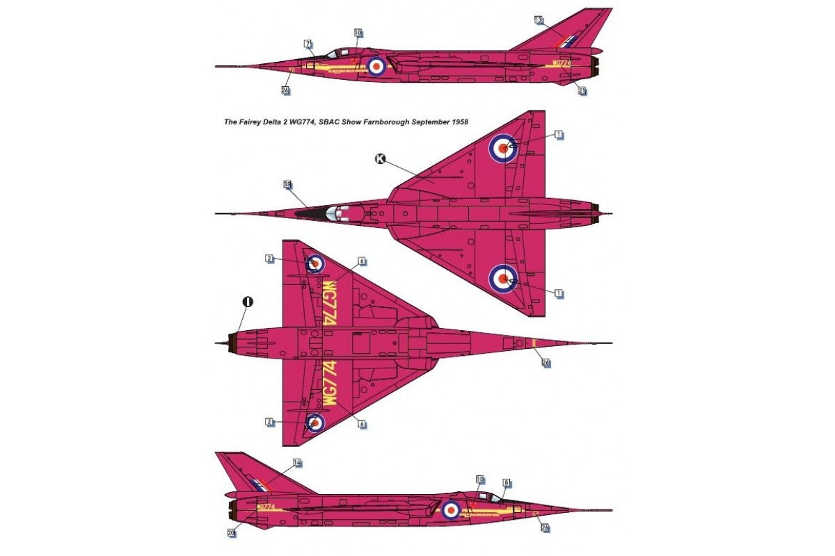 Dora Wings 72009 Fairey Delta 2 British supersonic research aircraft 1/72 – immagine 7
