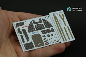 Quinta Studio QD24002 Hawker Typhoon (Car Door) 3D-Printed &amp;amp; coloured Interior on decal paper (Airfix) 1/24 – Bild 8