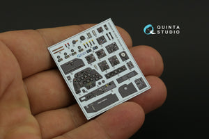 Quinta Studio QD48301 Bf 110E/F 3D-Printed &amp;amp; coloured Interior on decal paper (Eduard) 1/48 – immagine 10