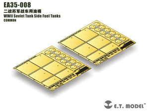 E.T. Model EA35-008 WWII Soviet Tank Side Fuel Tanks 1/35 – imagen 2