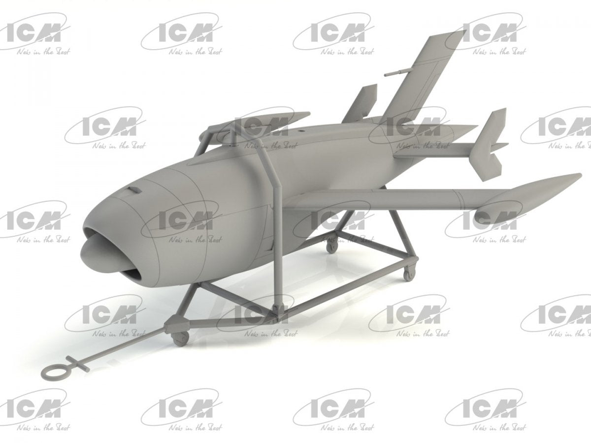 ICM 48400 Q-2A (AQM-34B) Firebee with trailer 1/48 – immagine 5