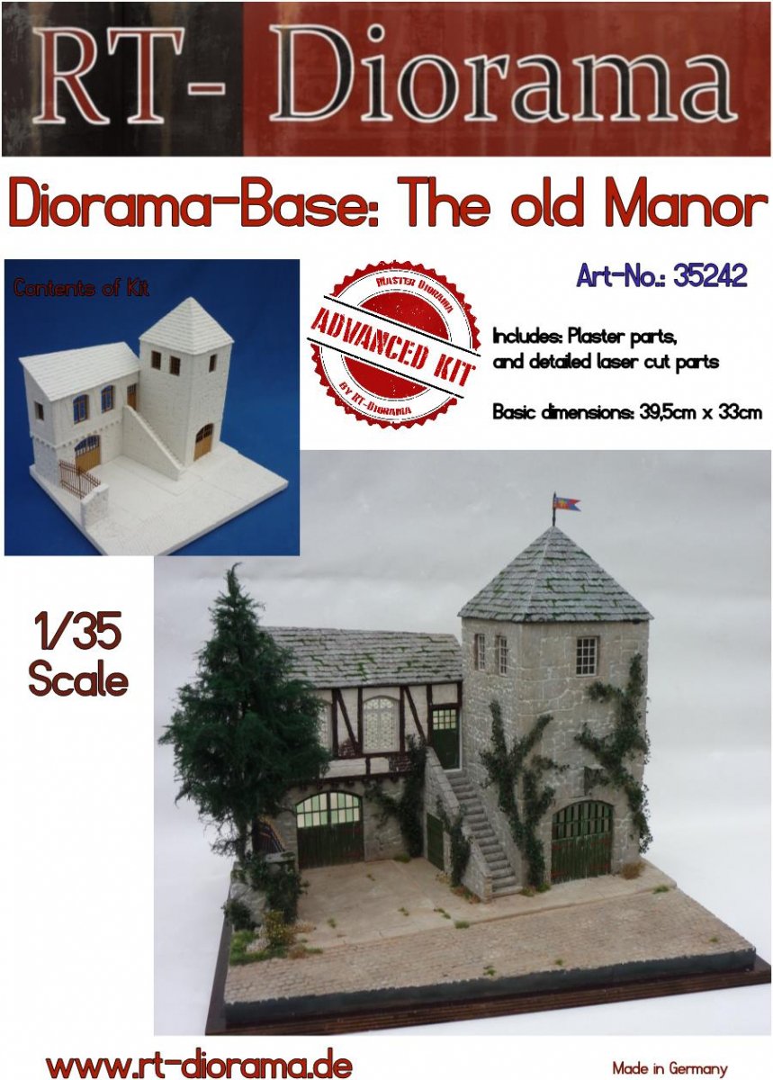 RT-Diorama 35242 Diorama-Base: "Old Manor" 1/35