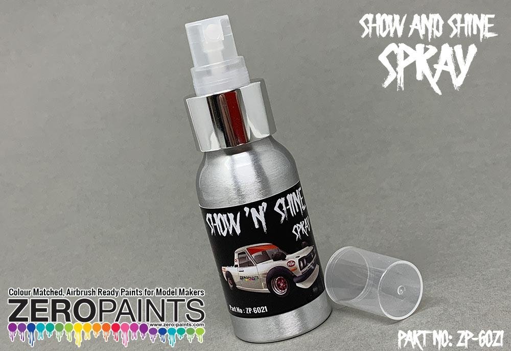Peinture en aérosol Zero Paints 6021 Show 'n' Shine (pour maquettes en plastique et en métal moulé sous pression) 50 ml
