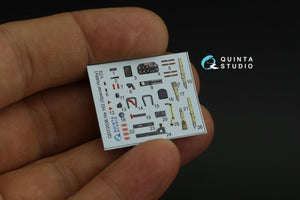 Quinta Studio QD72036 He 162 3D-Printed &amp;amp; coloured Interior on decal paper (Special Hobby) 1/72 – immagine 9