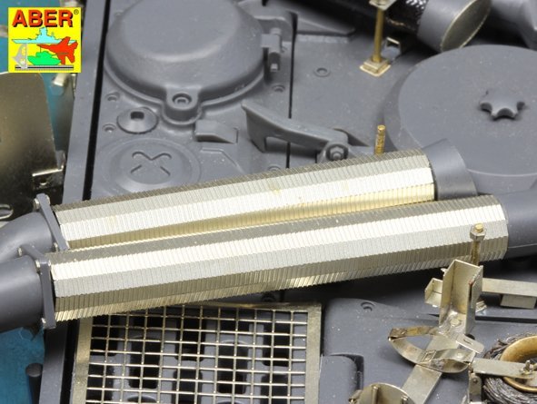 Aber 16031 Feifel air cleaners tubes for early Tiger I 1/16 – immagine 8