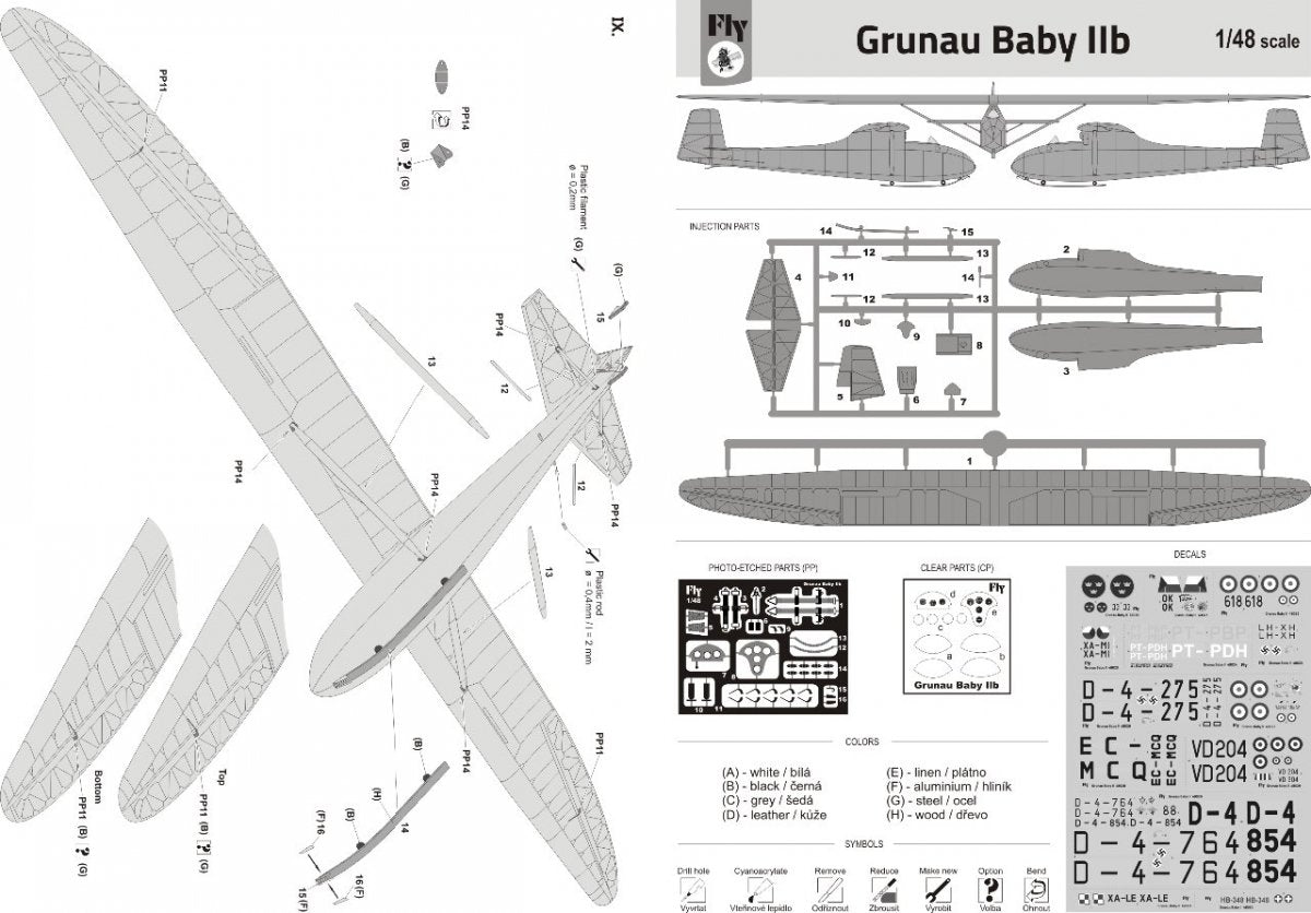 Fly 48020 Grunau Baby IIB Sweden 1/48 – Bild 5