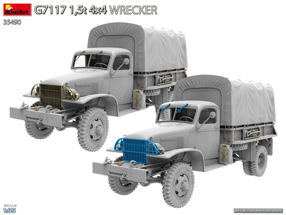 MiniArt 35490 G7117 1,5t 4x4 Wrecker 1/35 – Bild 3