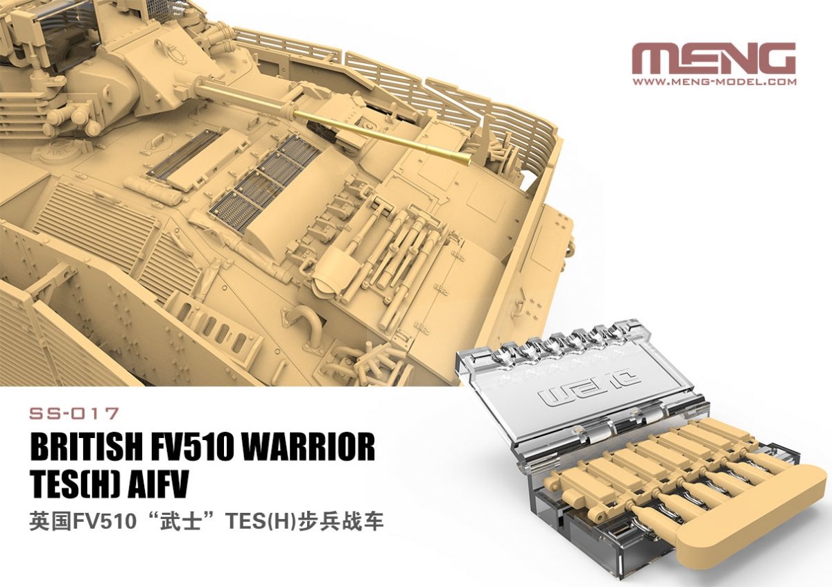 Meng Model SS-017 British FV510 Warrior TES(H) AIFV 1/35 – zdjęcie 2