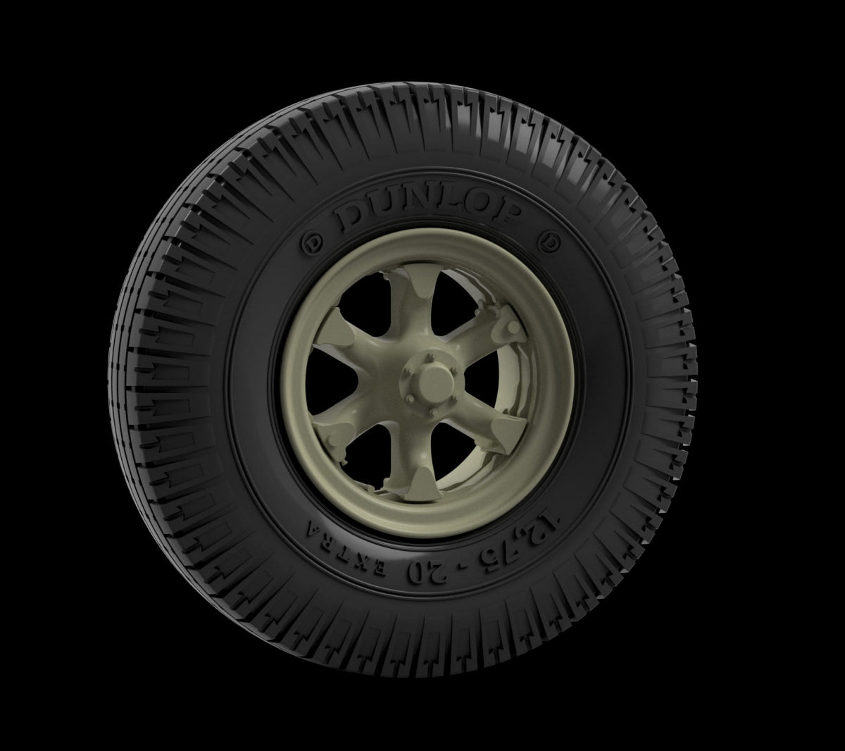 Panzer Art RE35-802 Vomag 8LR 9t truck Road wheels (Dunlop) 1/35 – Bild 4