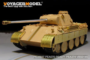 Maquette Voyager PE35937 Chars Panther D allemands de la Seconde Guerre mondiale (modèle de base) pour MENG TS-038 au 1/35 – image 2