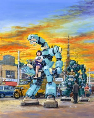 Hasegawa CW21 MechatroCHUBU 01 No.01 « VERT CLAIR &amp;amp; VERT » (2 maquettes dans la boîte) 1/35