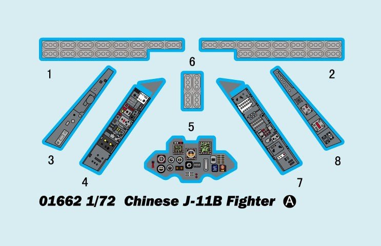 Trumpeter 01662 Chinese J-11B 1/72 – image 6