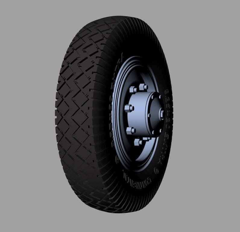 Panzer Art RE35-453 M-35 ADGZ-Daimler road wheels (Continental) 1/35 – Bild 2