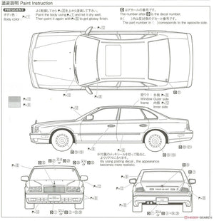 Aoshima 05642 Nissan G50 President Js / Infiniti Q45 89 1/24 – immagine 11
