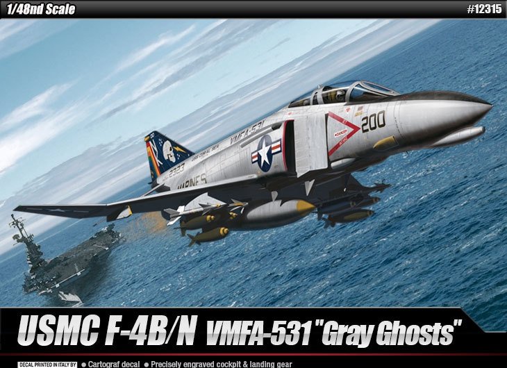 Academy 12315 USMC F-4B/N VMFA-531 - Gray Ghosts 1/48