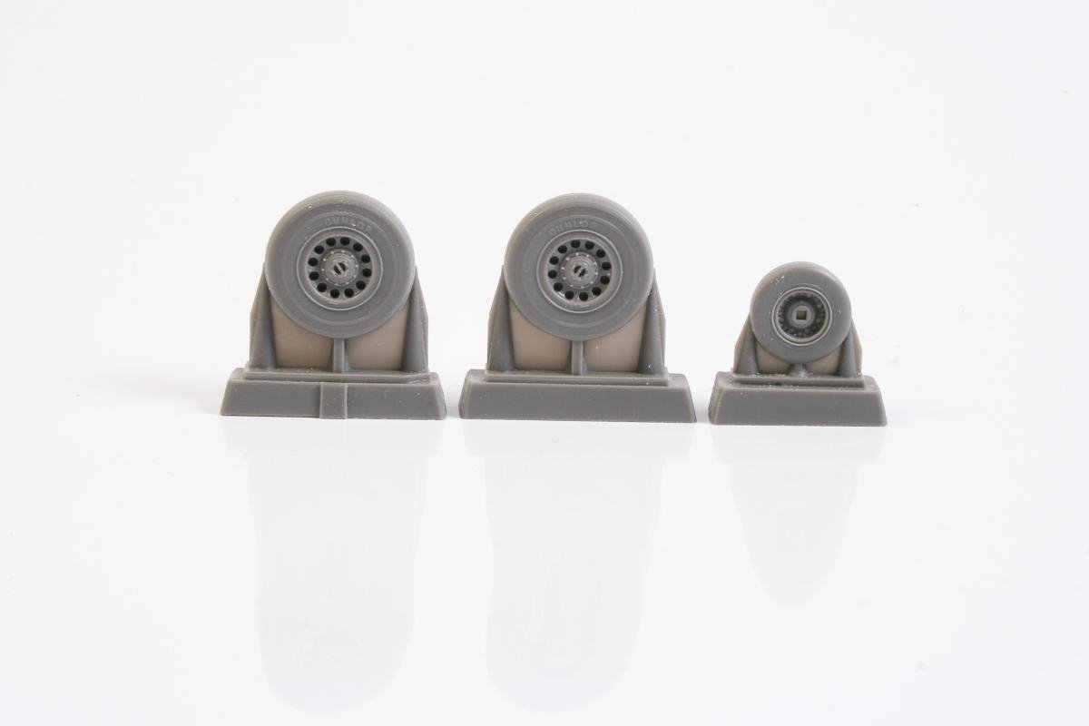 CMK Q48278 Sea Vixen Wheels Set for Airfix kit 1/48 – imagen 2