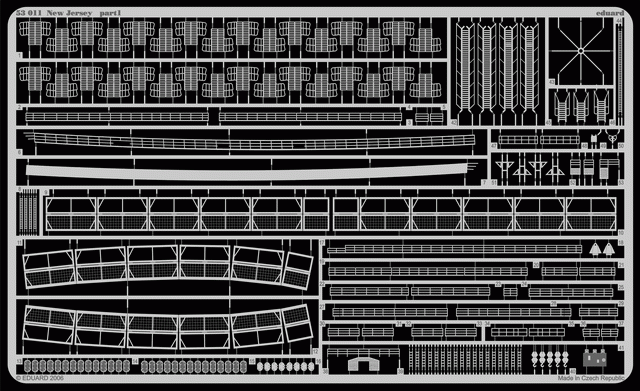 Eduard 53011 New Jersey 1/350 TAMIYA – Bild 2