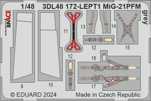 Eduard 3DL48172 MiG-21PFM grey SPACE EDUARD 1/48 – zdjęcie 3