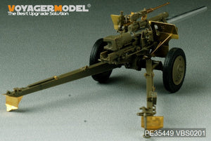 Voyager Model PE35449 WWII US 3inch M5 ATG/w M1 or 105mm Howitzer M2A1Carriage 2in1 For AFV CLUB 35S64 and 35160 1/35 – immagine 5