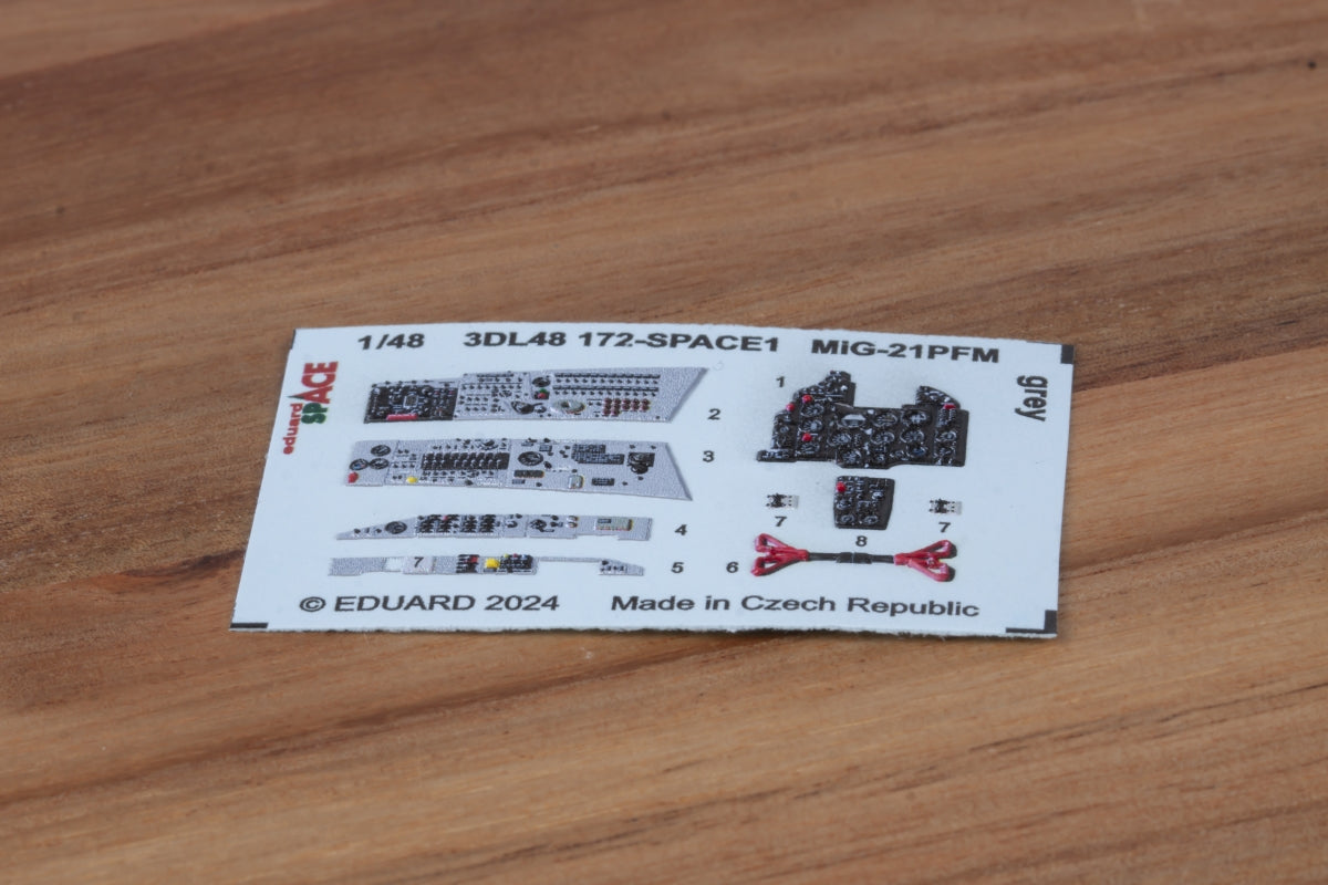 Eduard 3DL48172 MiG-21PFM grey SPACE EDUARD 1/48 – zdjęcie 2