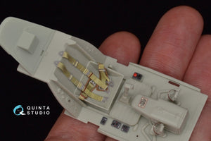 Intérieur imprimé en 3D et coloré sur papier décalcomanie Quinta Studio QD32045 Bf 109G-10 (pour maquette Revell) 1/32 – image 11