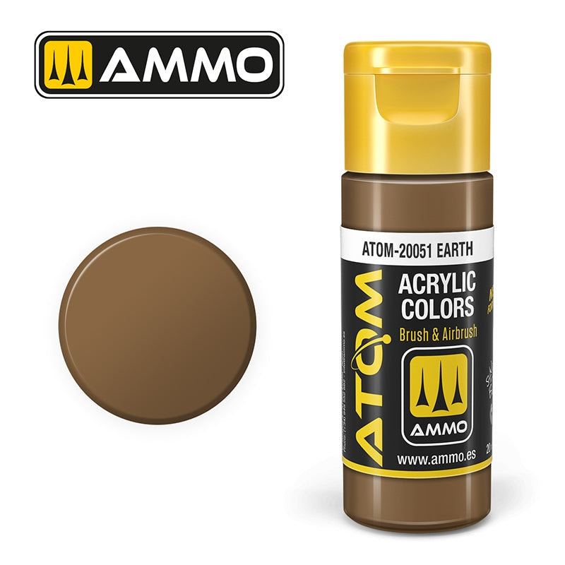 AMMO of Mig Jimenez 20051 ATOM COLOR Earth 20ml