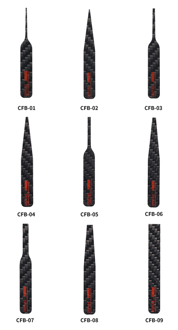 DSPIAE CFB-S01 Carbon Fiber Polishing Plate set – immagine 3